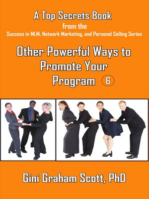 cover image of Top Secrets for Other Powerful Ways to Promote Your Program